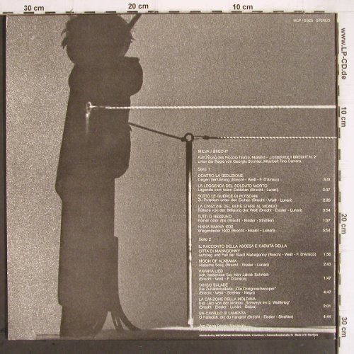 Milva: Brecht, Foc, Stern-Ed. (in ital.), Dischi Ricordi(MLP 15.925), D, 1975 - LP - V424 - 6,00 Euro