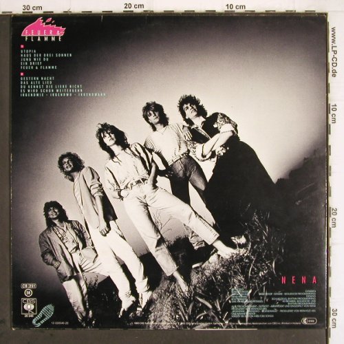 Nena: Feuer und Flamme + Poster, CBS(CBS 26 546), NL, 1985 - LP - V445 - 5,00 Euro