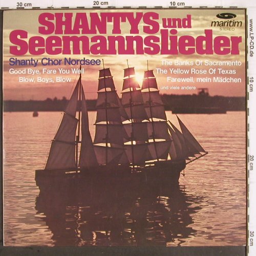 Shanty-Chor Nordsee: Shanties und Seemannslieder, Maritim (47 407 NU), D, 1976 Typ: LP Best.-Nr.: V492 Preis: 6,00 Euro