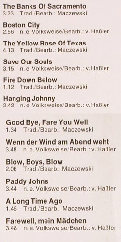 Shanty-Chor Nordsee: Shanties und Seemannslieder, Maritim (47 407 NU), D, 1976 Typ: LP Best.-Nr.: V492 Preis: 6,00 Euro