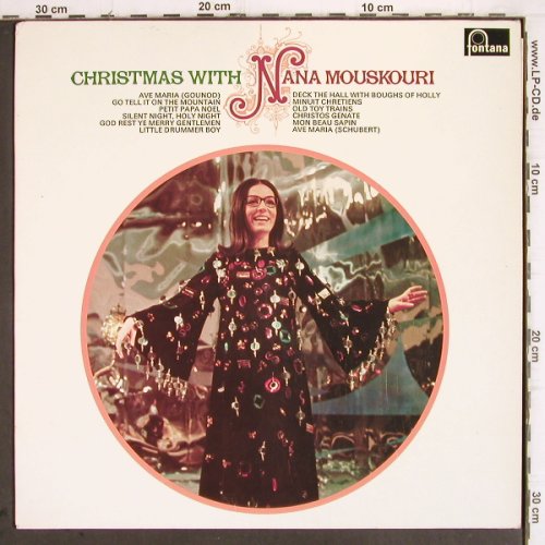 Mouskouri,Nana: Christmas with, Fontana(6312 033), NL, 1972 - LP - V536 - 6,00 Euro