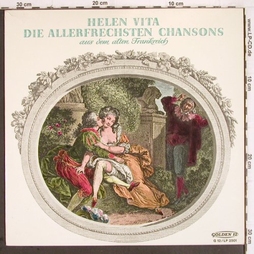Vita,Helen: Die allerfrechsten Chansons, Golden 12 (G12/LP2501), D, Mono Typ: LP Best.-Nr.: V538 Preis: 7,50 Euro