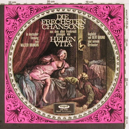Vita,Helen: Frechsten Chansons a.d.alten Frankr, Vogue (LDTS 19001), D, 1965 Typ: LP Best.-Nr.: V539 Preis: 9,00 Euro