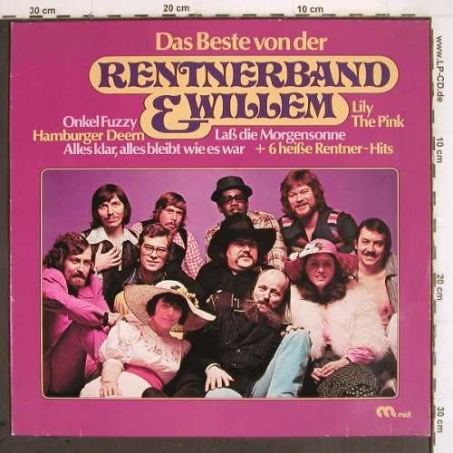 Rentnerband & Willem: Das Beste von der, Midi(26 073), D, 1978 - LP - V541 - 7,50 Euro