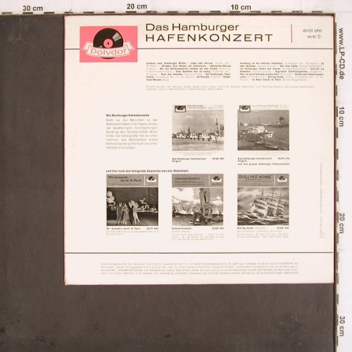 V.A.Das Hamburger Hafenkonzert: Folge1, Germer... Freese, Mono, Polydor(45 131 LPH), D,20 Tr., 1961 - 10inch - V568 - 9,00 Euro