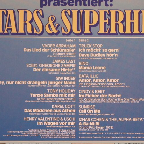 V.A.Wim Thoelke präsentiert: Stars & Superhits, Aktion Sorgenkind (2437 658), D Typ: LP Best.-Nr.: V588 Preis: 4,00 Euro
