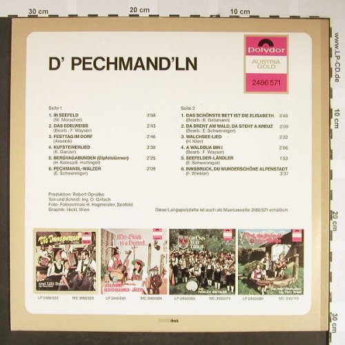 D' Pechmand'ln: Same, Polydor Austria Gold(2486 571), A, 1975 - LP - V599 - 5,00 Euro