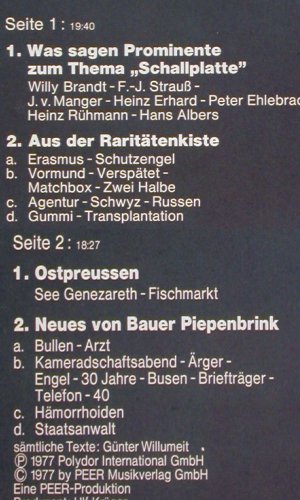 Willumeit,Günter: Live aus der Musikhalle Hamburg, Polydor(2371 827), D, 1977 - LP - V613 - 6,00 Euro