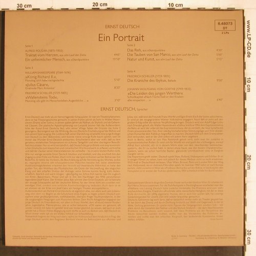 Deutsch,Ernst: Portrait, Polgar, Shakespeare..Foc, Telefunken(6.48073 DT), D (1959),  - 2LP - V636 - 9,00 Euro
