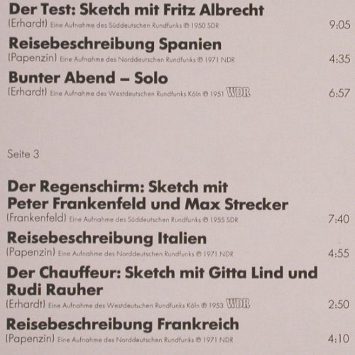 Erhardt,Heinz: Humor ist Trumpf, Foc, Teldec (6.28641 DP), D, 1984 Typ: 2LP Best.-Nr.: V64 Preis: 7,50 Euro