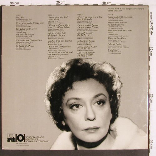 Leander,Zarah: Ich weiß,es wird einmal ein Wunder, Ariola (86 735 XBU), D, Foc Typ: 2LP Best.-Nr.: V651 Preis: 6,00 Euro