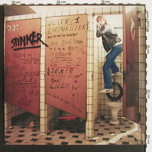 M&uuml;ller-Westernhagen,Marius: Stinker, Club Ed., WB (27 386-2), D, 1981 Typ: LP Best.-Nr.: V7421 Preis: 5,00 Euro.