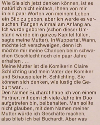 Buchardt,Jonny: Lach doch mal mit (live), vg+/m-, EMI (C 062-29 496), D, 1973 Typ: LP Best.-Nr.: V747 Preis: 5,00 Euro