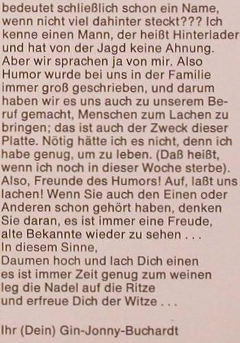 Buchardt,Jonny: Lach doch mal mit (live), vg+/m-, EMI (C 062-29 496), D, 1973 Typ: LP Best.-Nr.: V747 Preis: 5,00 Euro