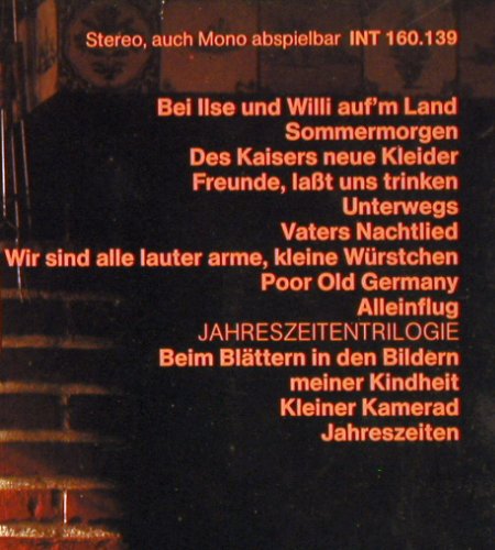 Mey,Reinhard: Jahreszeiten, Foc, Intercord(INT 160.139), D, 1980 - LP - V903 - 6,00 Euro