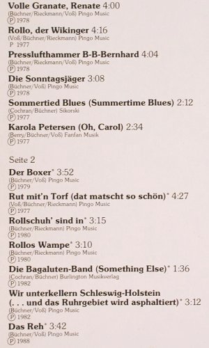 Torfrock: Torfmoorholmer Hitparade(83), RCA (NL 71986), D, 1988 Typ: LP Best.-Nr.: V907 Preis: 7,50 Euro
