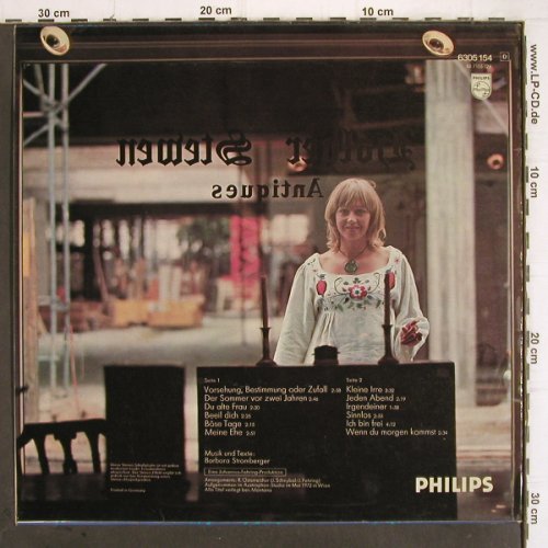 Stromberger,Barbara: Same, Philips (6305 154), D, 1972 Typ: LP Best.-Nr.: V99 Preis: 5,00 Euro