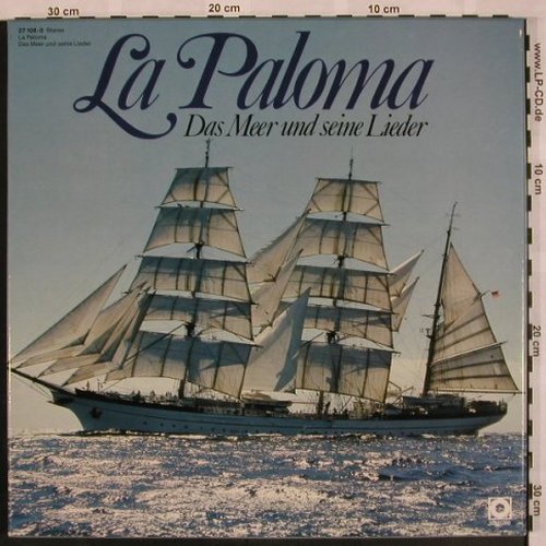 V.A.La Paloma: Das Meer & seine Lieder,48 Tr.,Box, Sonocord(27 108-0), D,Booklet,  - 3LP - X1007 - 9,00 Euro