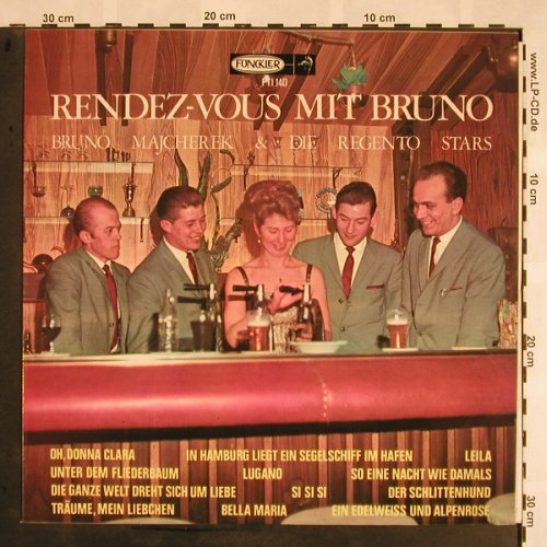 Majcherek,Bruno & die Regento Stars: Rendez-Vous mit Bruno, Funkler(PTI 140), NL, toc,  - LP - X1064 - 12,50 Euro