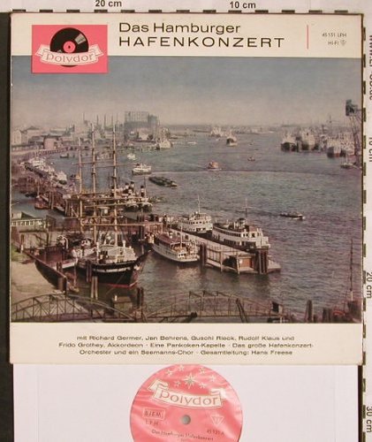 V.A.Das Hamburger Hafenkonzert: 20 Tr.(Folge1),Germer..Freese, Polydor(45 131 LPH), D, 1961 - 10inch - X1526 - 7,50 Euro