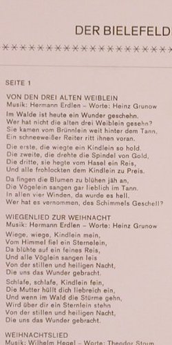 Bielefelder Kinderchor: Das Weihnachts-Konzert, Foc, Eurodisc(74 765 IK), D,  - LP - X1617 - 5,50 Euro