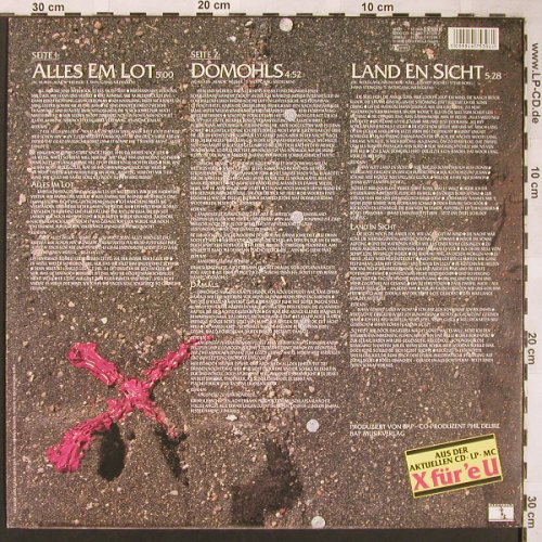 BAP: Alles Im Lot/Domohls/Land En Sicht, Electrola(1 47539 6), D, 1990 - 12inch - X1648 - 3,00 Euro