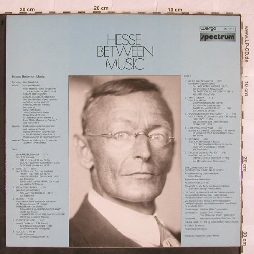 Hesse,Herman: Hesse Between Music, Gerd Westphal, Wergo/Spectrum(SM 1015), D, 1977 - LP - X223 - 17,50 Euro