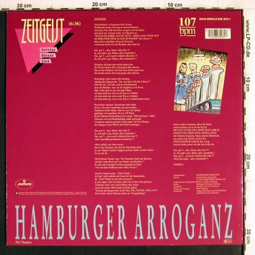 Hamburger Arroganz: Zeitgeist*2, Mercury(888 903-1), D, 1987 - 12inch - X2356 - 4,00 Euro