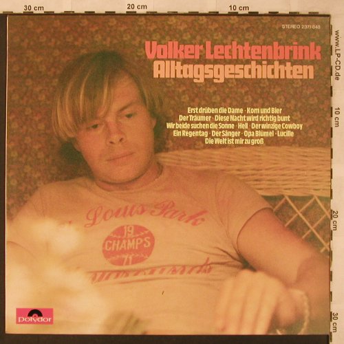 Lechtenbrink,Volker: Alltagsgeschichten, Polydor(2371 848), D, 1977 - LP - X2519 - 5,00 Euro