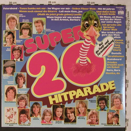 V.A.Super 20 - Hitparade: Peter Alexander...Andrea Jürgens, Ariola(669 440), D, 1978 - LP - X2758 - 4,00 Euro