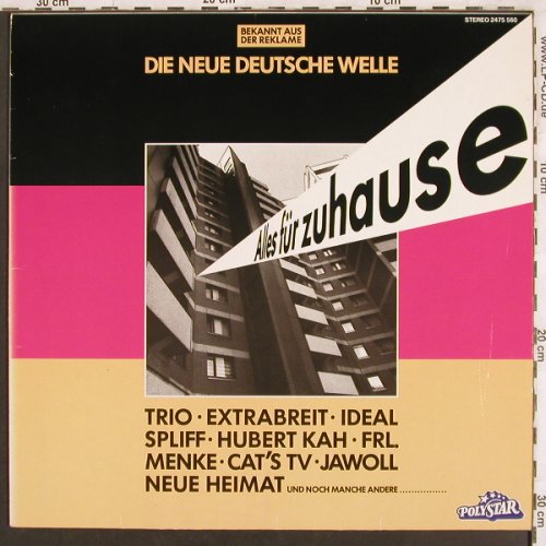 V.A.Alles für Zuhause: Trio, Ideal, Spliff, Extrabreit,NDW, Polystar(2475 560), D, 16Tr., 1982 - LP - X3055 - 5,00 Euro