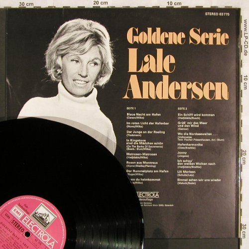 Andersen,Lale: Goldene Serie, Club Sonderauflage, EMI Electrola(63 775), D,  - LP - X3107 - 7,50 Euro