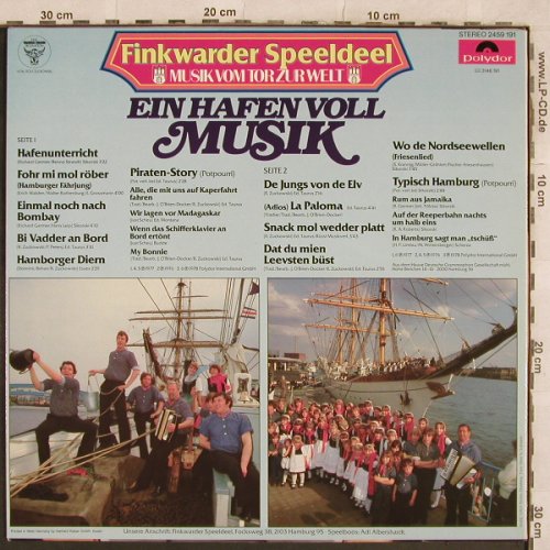 Finkwarder Speeldeel: Ein Hafen voll Musik, Polydor(2459 191), D,  - LP - X319 - 5,00 Euro
