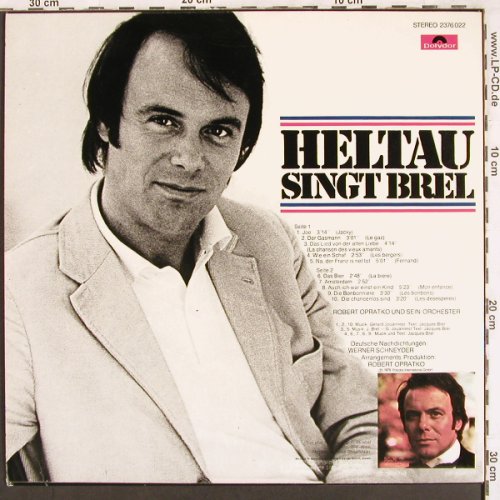 Heltau,Michael: singt Brel, Polydor / ORF(2376 022), D, 1975 - LP - X3363 - 6,00 Euro