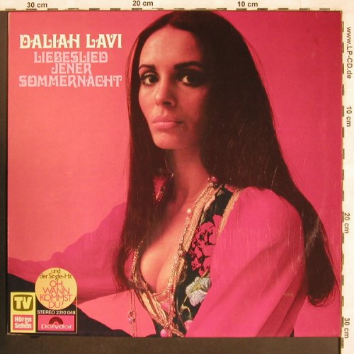 Lavi,Daliah: Liebeslied Jener Sommernacht, Polydor(2310 048), D, 1970 - LP - X3539 - 5,00 Euro