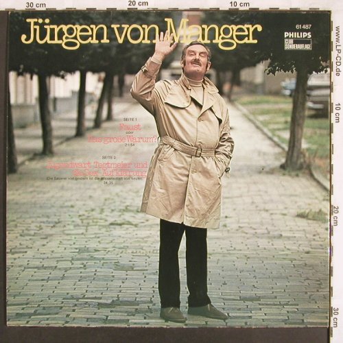 Von Manger,Jürgen: Mensch bleiben!, Club-Ed., Philips(61 487), D,  - LP - X3593 - 7,50 Euro