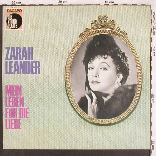 Leander,Zarah: Mein Leben für die Liebe, Dacapo/Volksplatte(VP 6121), D,  - LP - X3684 - 12,50 Euro