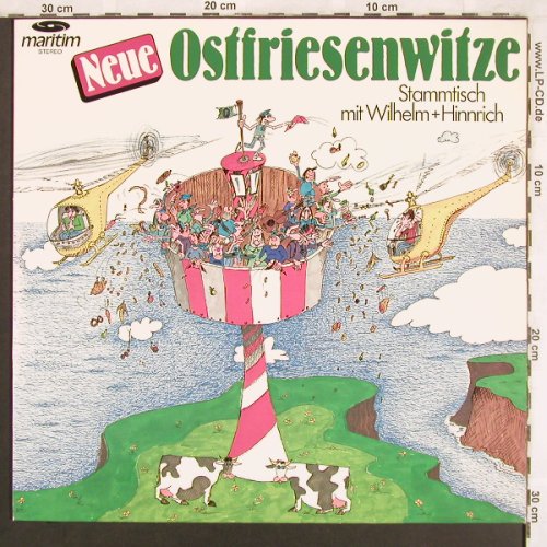 Wilhelm und Hinnrich: Neue Ostfriesenwitze, Maritim(47 443 NW), D, vg+/m, 1976 - LP - X3765 - 4,00 Euro