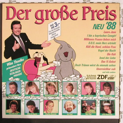 V.A.Der Grosse Preis: Wim Thoelke-Neu'88-G.G.Anderson..., Ariola(208 950), D, 1988 - LP - X3870 - 4,00 Euro