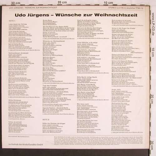 Jürgens,Udo: Wünsche zur Weihnachtszeit, Ariola(77 901 IU), D,  - LP - X3973 - 6,00 Euro