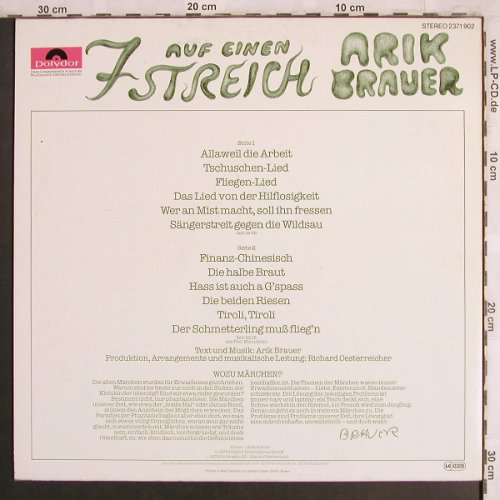 Brauer,Arik: 7 auf einen Streich, Polydor(2371 902), D, 1978 - LP - X4039 - 7,50 Euro
