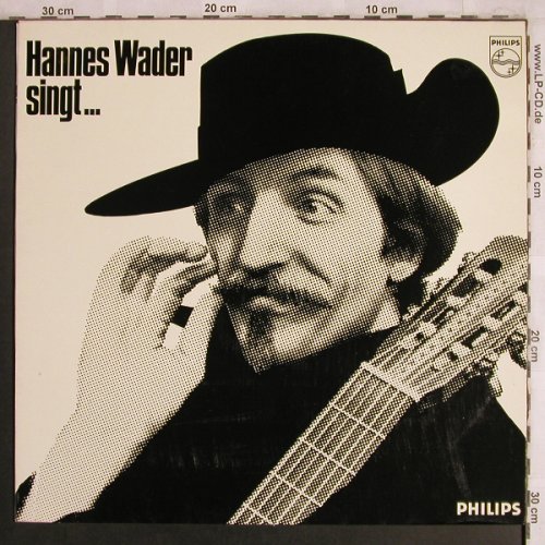 Wader,Hannes: Singt..., Philips(844 360 PY), D,  - LP - X4171 - 6,50 Euro