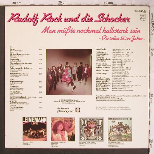 Rudolf Rock & die Schocker: Man müßte nochmal halbstark sein, Philips(6305 295), D, 1976 - LP - X4563 - 7,50 Euro