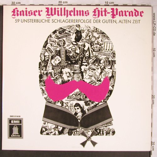 V.A.Kaiser Wilhelms Hitparade: 59 unsterbl.Schlagererf.d.g.a.Zeit, Emi Odeon(SMO 2119/20), D,Foc,  - 2LP - X4803 - 7,50 Euro