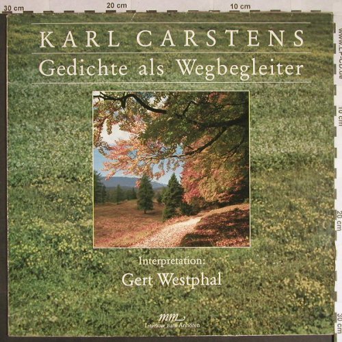 Carstens,Carl & Gerd Westphal: Gedichte Als Wegbegleiter, MMM / VG Wort(3-89056-019-9), D, 1985 - LP - X4881 - 7,50 Euro
