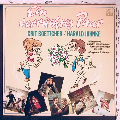 Boettcher,Grit / Harald Juhnke: Ein verücktes Paar, vg+/m-, Ariola (203 195-365), D, 1980 Typ: LP Best.-Nr.: X4894 Preis: 5,00 Euro