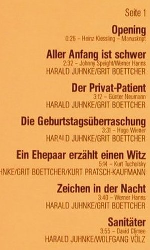 Boettcher,Grit / Harald Juhnke: Ein verücktes Paar, vg+/m-, Ariola (203 195-365), D, 1980 Typ: LP Best.-Nr.: X4894 Preis: 5,00 Euro