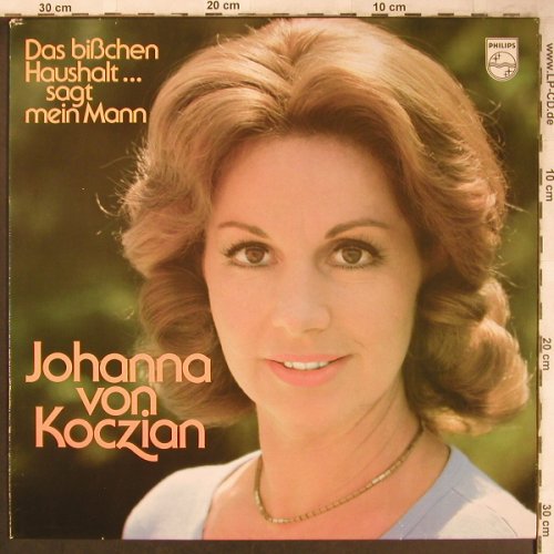 Von Koczian,Johanna: Das bißchen Haushalt sagt mein Mann, Philips(6305 337), D, 1977 - LP - X4913 - 5,00 Euro