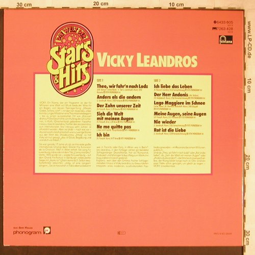 Leandros,Vicky: Die Welt der Stars & Hits, Fontana(6433 605), D,  - LP - X5045 - 5,00 Euro