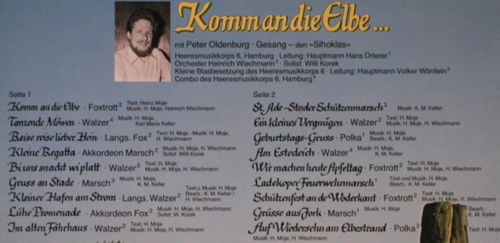 V.A.Komm An Die Elbe..: mit Peter Oldenburg, 18 Tr.,Foc, H.Moje(66.22 181-01), D,  - LP - X5144 - 6,00 Euro